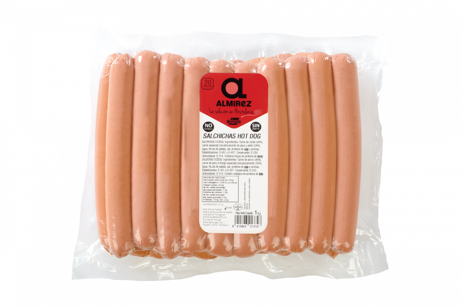 Paquete De Salchicha Para Hot Dog www.elpozo.com